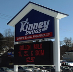 Kinney Drugs Sign